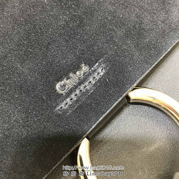 Chloe克洛伊 海外原單 Faye bag 牛皮拼麂皮 單肩斜挎包  ypk1152